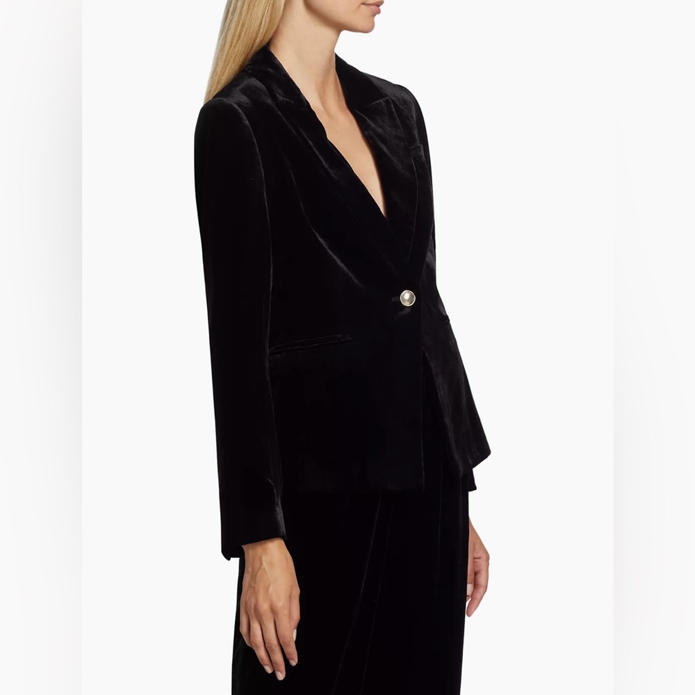Elie Tahari Velvet Blazer - Picture 4 of 10